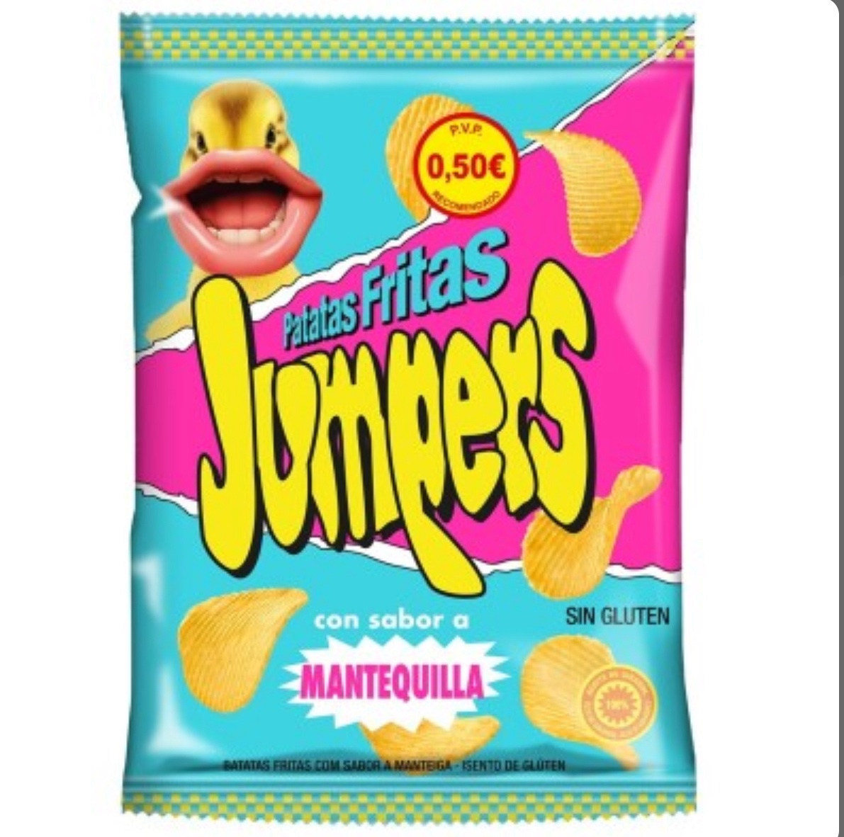 Patatas Fritas Jumpers Sabor Mantequilla Golosinas La Esponjita 