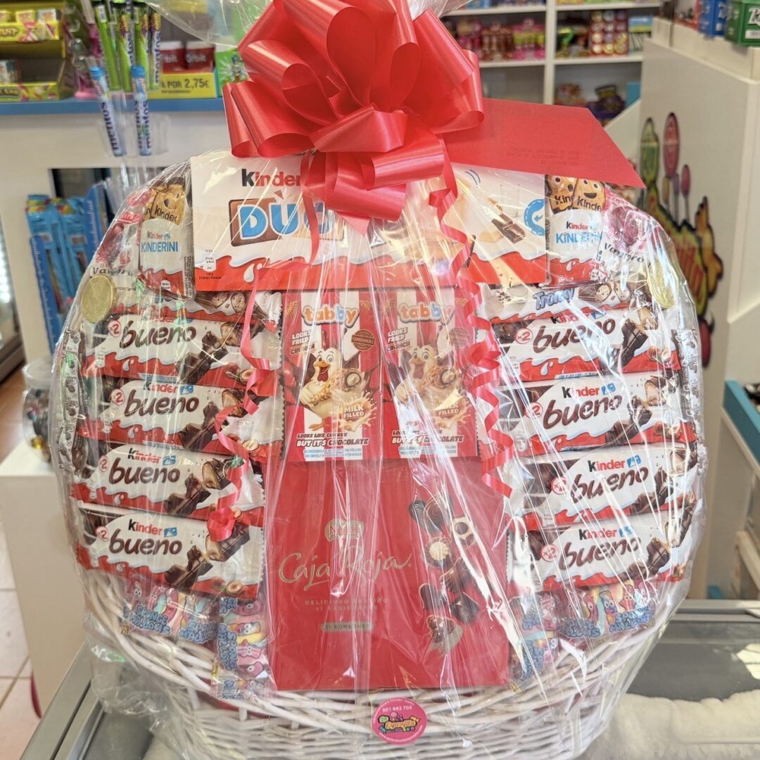 Cesta chocolate kinder mediana , 2 Caras