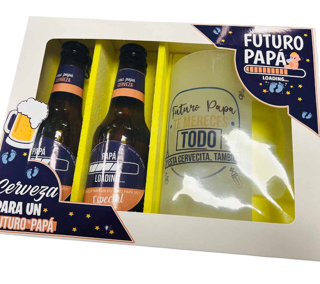 Pack Cervezas, Estrella Galicia. Futuro Papá Con jarra.