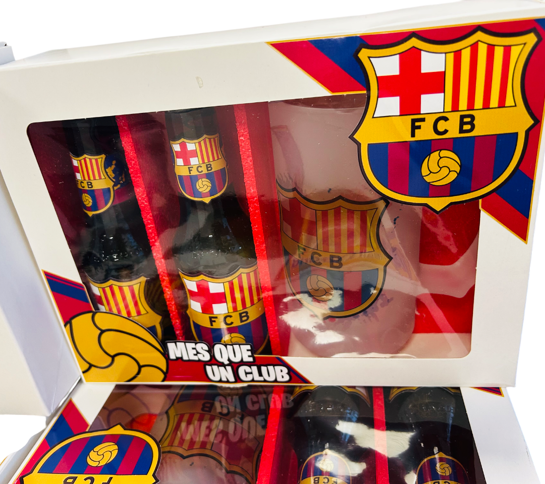 Pack Cervezas, Estrella Galicia.
Fc Barcelona Con jarra.