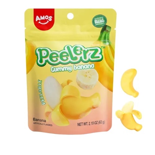 Chuches pelables sabor plátano