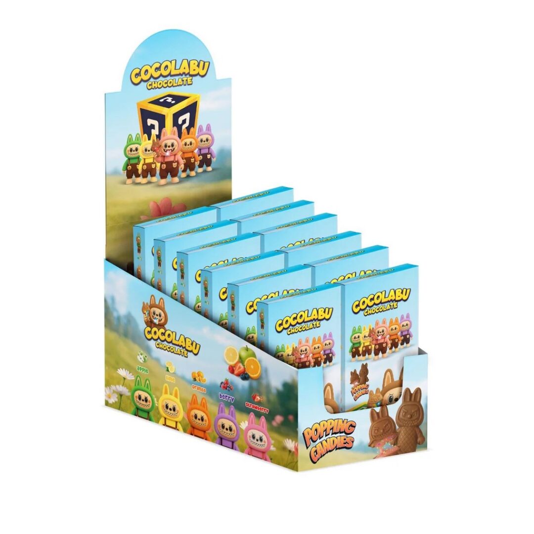 Cocolabu, Tableta chocolate forma labubu 100g. Sabor misterioso