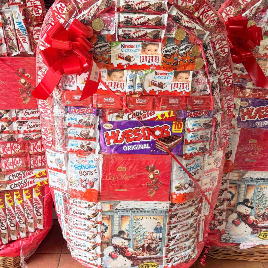 Cesta chocolate kinder SUPER GIGANTE, 120 de altura
